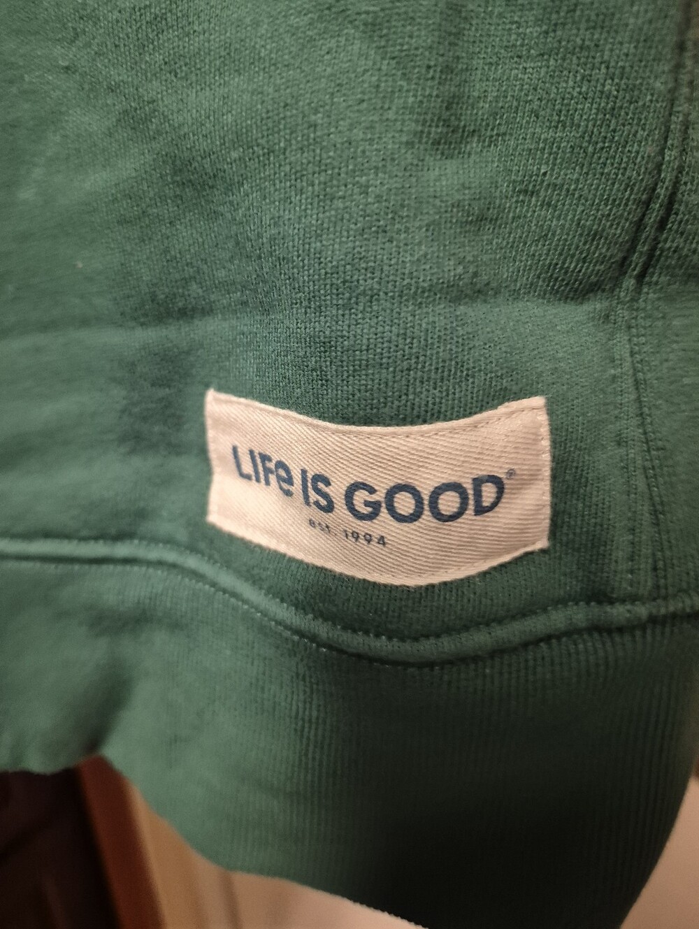 Life Is Good Green Holiday Grinch Van Graphic Sweatshirt - Picture 3 of 8